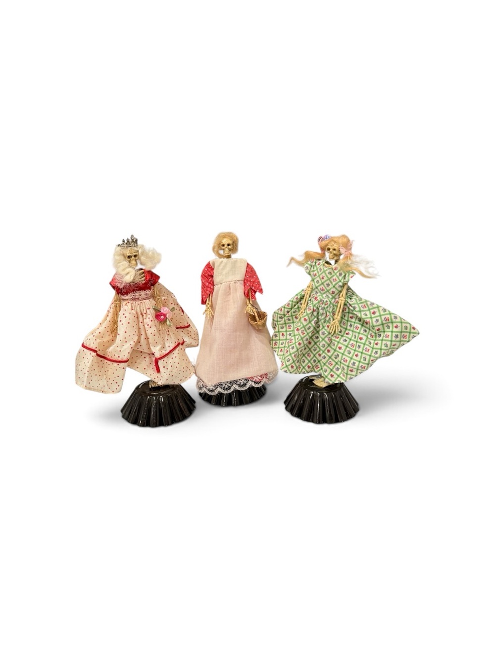 3 OOAK Vintage Dressed Skeletons Made by Me! - Picture 4 of 17